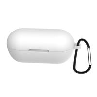 HKM-183955 Silicone Protective Case for Haylou/Hey I GT1/GT1 Plus Bluetooth Headset with Anti-Lost Buckle