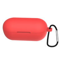 HKM-183955 Silicone Protective Case for Haylou/Hey I GT1/GT1 Plus Bluetooth Headset with Anti-Lost Buckle