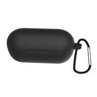 HKM-183955 Silicone Protective Case for Haylou/Hey I GT1/GT1 Plus Bluetooth Headset with Anti-Lost Buckle