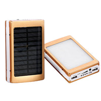 HKM-183955 Solar-Powered Camping Lamp and Mobile Power Bank with Aluminum Alloy Shell