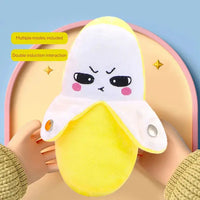 HKM-184147 Inductive Beat Music Banana Plush Toy – Soft Stuffed Animal for Babies and Toddlers, Educational Learning Fun