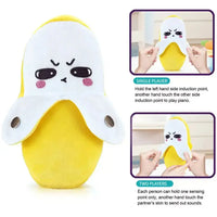 HKM-184147 Inductive Beat Music Banana Plush Toy – Soft Stuffed Animal for Babies and Toddlers, Educational Learning Fun