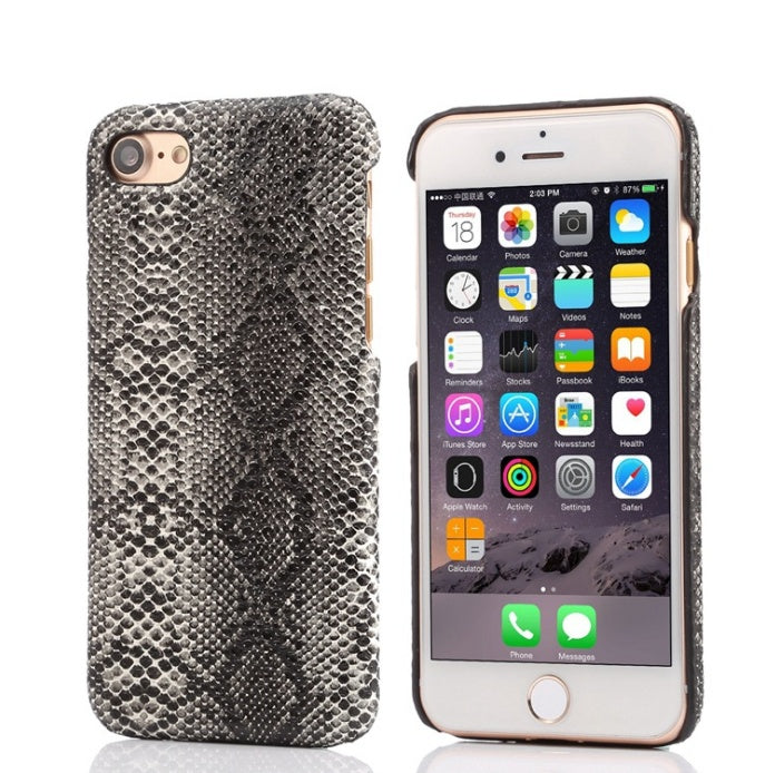 HKM-184147 Snake Skin Phone Case for iPhone 7, 7 Plus, 6s, 6s Plus, XS, XR – Durable PU Leather Design, Slim Fit Cover