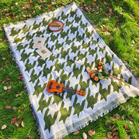 HKM-184275 Bohemian Knitted Chenille Camping Rugs in Various Colors and Sizes