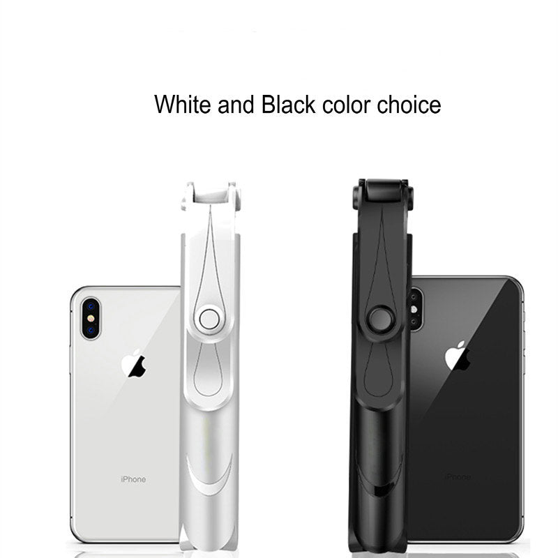 HKM-184275 Portable Bluetooth Selfie Stick with Remote Control - Black & White Options