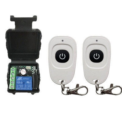 HKM-184403 Wireless Remote Control Switch for Door Opener with 5 Transmitters and Receiver, DC24V System