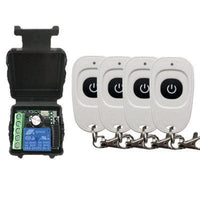 HKM-184403 Wireless Remote Control Switch for Door Opener with 5 Transmitters and Receiver, DC24V System
