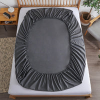 HKM-184851 Pure Cotton Fitted Sheet Non-Slip Bedspread for Standard and Thin Mattresses