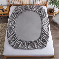 HKM-184851 Pure Cotton Fitted Sheet Non-Slip Bedspread for Standard and Thin Mattresses