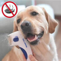 HKM-184979 Electric Pet Lice Remover Comb for Dogs and Cats, Replaceable Battery and Cutter Head, Insulation Plastic and Steel Needle Design