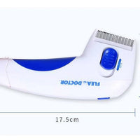 HKM-184979 Electric Pet Lice Remover Comb for Dogs and Cats, Replaceable Battery and Cutter Head, Insulation Plastic and Steel Needle Design