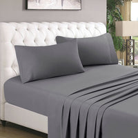 HKM-185043 Polyester Modern Simplicity Barbecue Bedding Set - Four Piece (Available in King, Queen, Full Sizes)