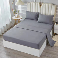 HKM-185043 Polyester Modern Simplicity Barbecue Bedding Set - Four Piece (Available in King, Queen, Full Sizes)