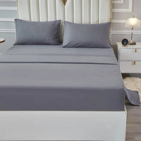HKM-185043 Polyester Modern Simplicity Barbecue Bedding Set - Four Piece (Available in King, Queen, Full Sizes)