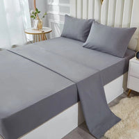 HKM-185043 Polyester Modern Simplicity Barbecue Bedding Set - Four Piece (Available in King, Queen, Full Sizes)