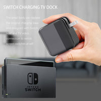 HKM-185235 2-in-1 AC Adapter for Nintendo Switch - TV Conversion & Charging Support