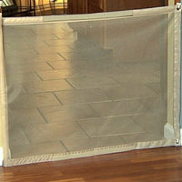 HKM-185235 Portable Folding Pet Safety Fence - Lightweight Mesh Barrier for Indoors & Outdoors, Easy Pass-through Design