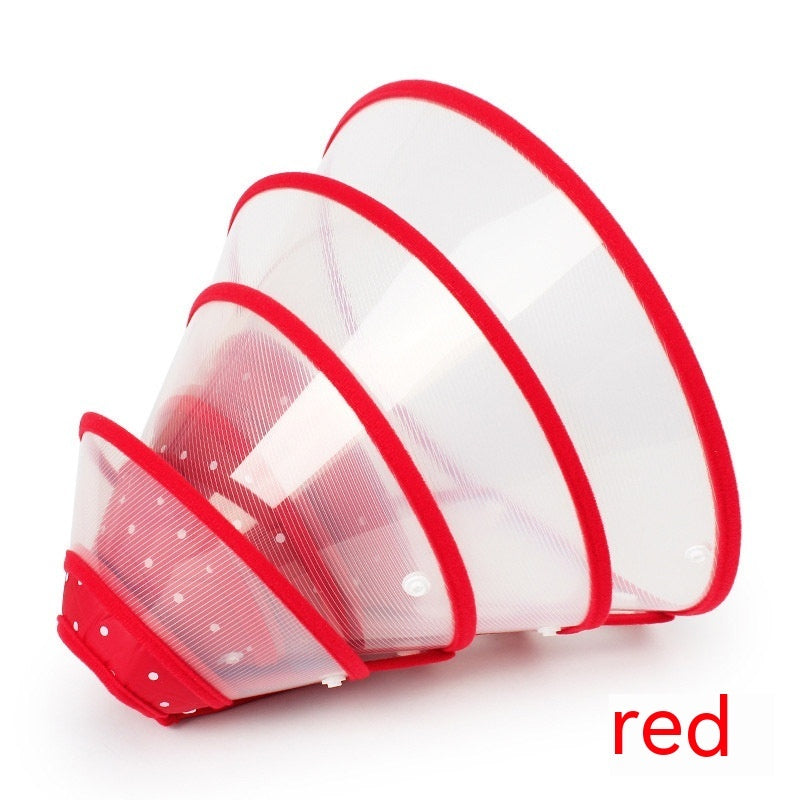 HKM-185299 Pet Anti-Bite Protective Collar with Soft Edges in Multiple Colors