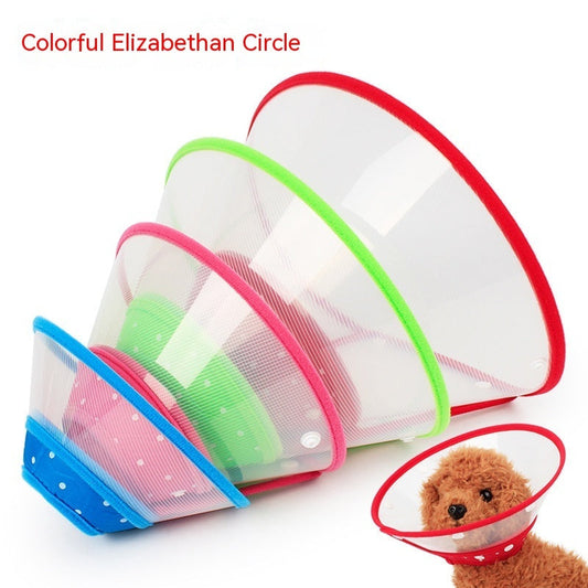 HKM-185299 Pet Anti-Bite Protective Collar with Soft Edges in Multiple Colors