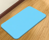 HKM-185427 Diatomite Quick-Drying Non-Slip Absorbent Bath Mat in Gray, Pink, and Blue