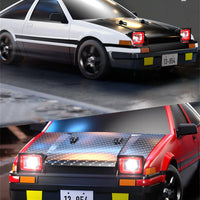 HKM-185619 High-Speed 2.4GHz 1/12 4WD Racing RC Drift Car with LED Lights, Gyroscope, and Remote Control