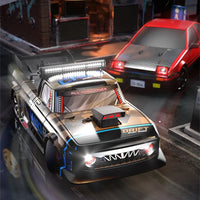 HKM-185619 High-Speed 2.4GHz 1/12 4WD Racing RC Drift Car with LED Lights, Gyroscope, and Remote Control