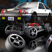 HKM-185619 High-Speed 2.4GHz 1/12 4WD Racing RC Drift Car with LED Lights, Gyroscope, and Remote Control