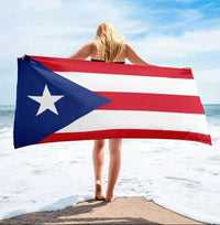 HKM-185619 Striped Microfiber Wind Beach Towel - Lightweight and Quick-Drying for Ultimate Comfort