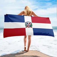 HKM-185619 Striped Microfiber Wind Beach Towel - Lightweight and Quick-Drying for Ultimate Comfort