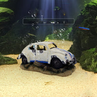 HKM-185875 Aquarium Decorative Resin Ornaments - Simulation Animal Landscaping with Air Pump Function