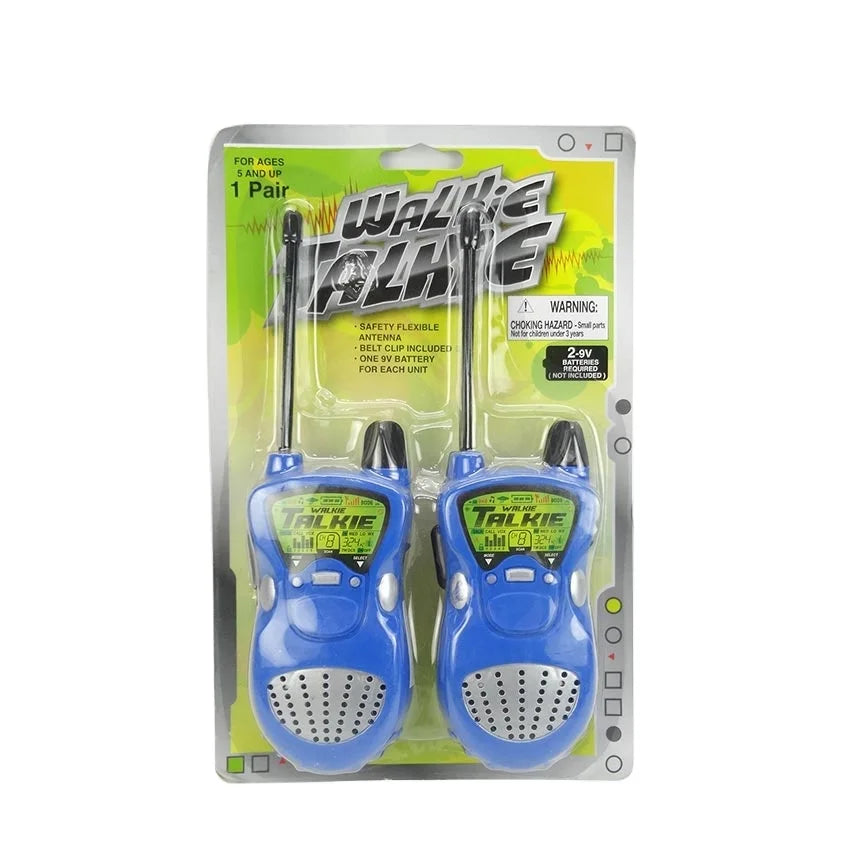 Children's Pretend Walkie Talkie Toy - Kid-Friendly, Compact Design, under 1.5km Range