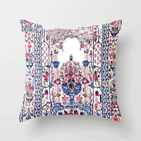 HKM-186003 Indian Bohemian Nordic Super Soft Velvet Lumbar Pillow - Multiple Sizes Available