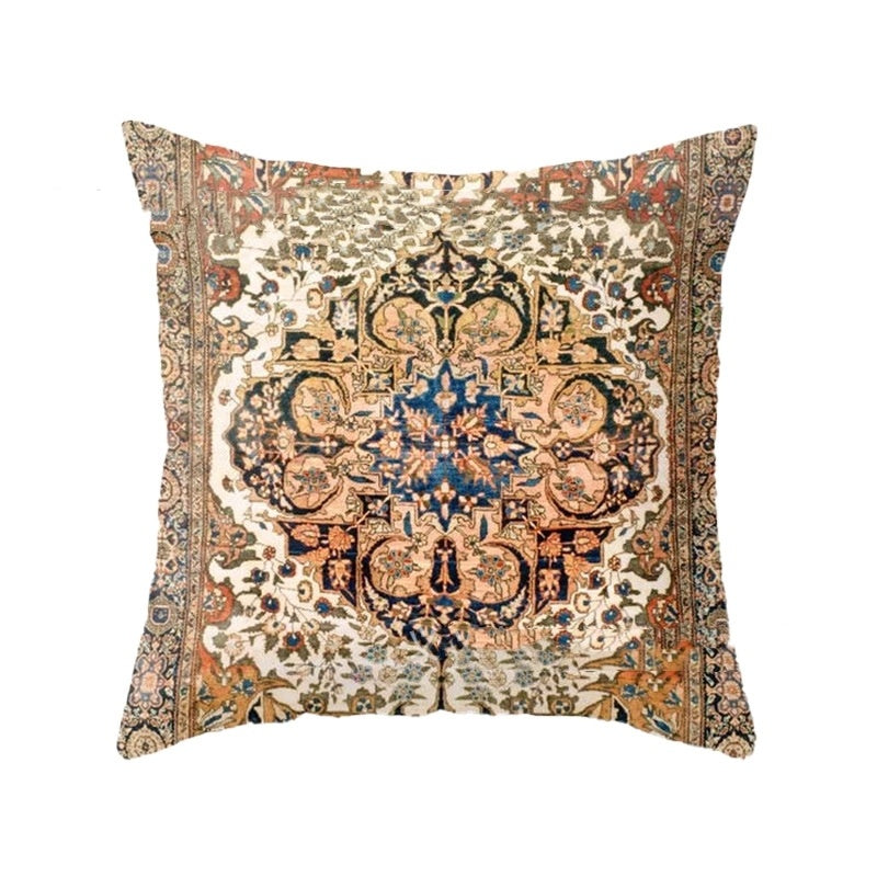 KTX-186003 Indian Bohemian Nordic Super Soft Velvet Lumbar Pillow - Multiple Sizes Available