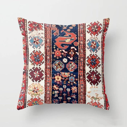 KTX-186003 Indian Bohemian Nordic Super Soft Velvet Lumbar Pillow - Multiple Sizes Available