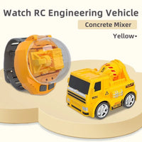 HKM-186195 2.4G Mini Remote Control Car for Kids – Alloy Engineering Car with Drift Function
