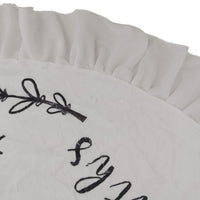 HKM-186195 Soft White Flannel Ruffled Baby Blanket - 100x100 cm, All-Season Comfort