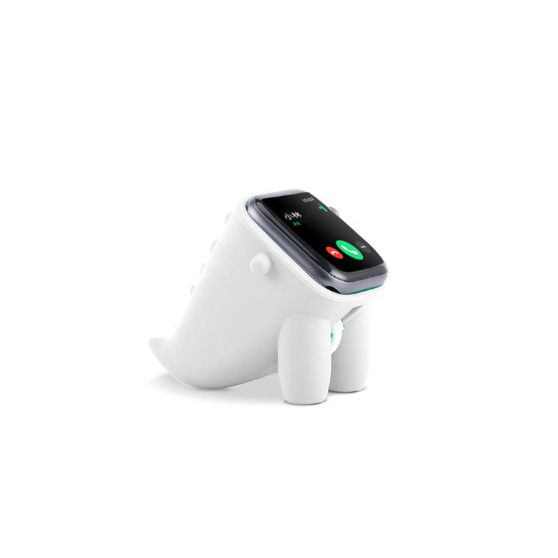 HKM-186387 Apple Watch Desktop Charger Stand - Silicone Pet Design for S1, S2, S3, S4, S5 Models