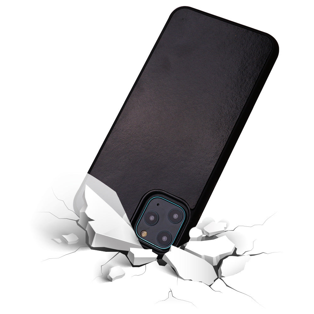 HKM-186451 Anti-Gravity Nano Adsorption TPU+PC Back Cover Case - Fashion Solid Color Design