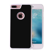 HKM-186451 Anti-Gravity Nano Adsorption TPU+PC Back Cover Case - Fashion Solid Color Design