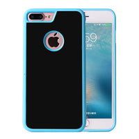 HKM-186451 Anti-Gravity Nano Adsorption TPU+PC Back Cover Case - Fashion Solid Color Design
