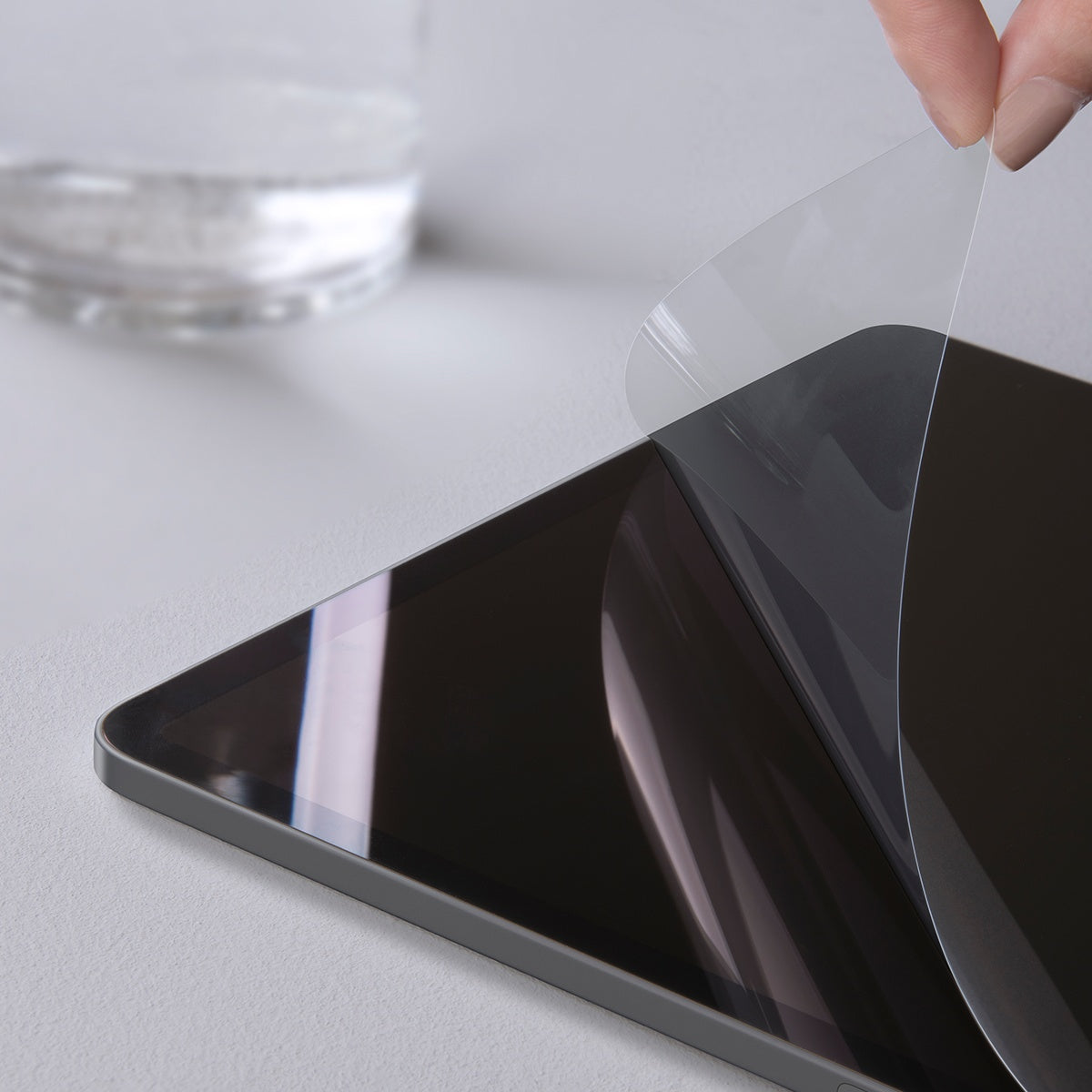 HKM-186579 Transparent Paper-Like Film for 10.2-Inch Pad 7 and Pad 8 - Scratch-Resistant PVC Protector