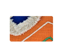 HKM-186643 Cotton Nordic Minimalist Sofa Pillow Cover - Orange 35x50cm