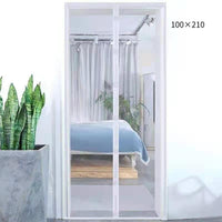 HKM-186899 Magnetic Mosquito-Proof Curtain for Doors - Yarn Material, Various Sizes