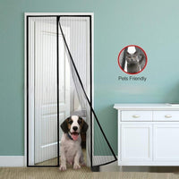 HKM-186899 Magnetic Mosquito-Proof Curtain for Doors - Yarn Material, Various Sizes