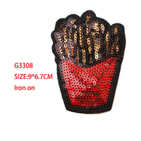 HKM-187027 Embroidered Cloth Stickers for Clothing and Bags - Durable Rayon and PET Material