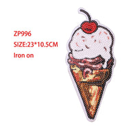 HKM-187027 Embroidered Cloth Stickers for Clothing and Bags - Durable Rayon and PET Material
