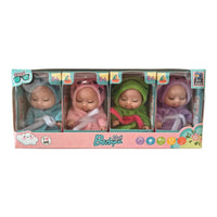 HKM-187027 Interactive Mini Bionic Doll Set for Children – Soft PVC Cartoon Baby Dolls for All Ages