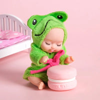 HKM-187027 Interactive Mini Bionic Doll Set for Children – Soft PVC Cartoon Baby Dolls for All Ages