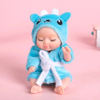 HKM-187027 Interactive Mini Bionic Doll Set for Children – Soft PVC Cartoon Baby Dolls for All Ages