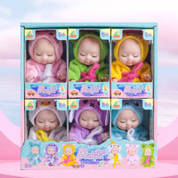 HKM-187027 Interactive Mini Bionic Doll Set for Children – Soft PVC Cartoon Baby Dolls for All Ages